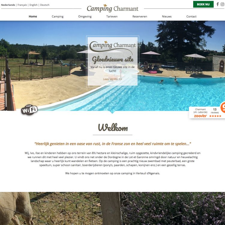 Gloednieuwe site