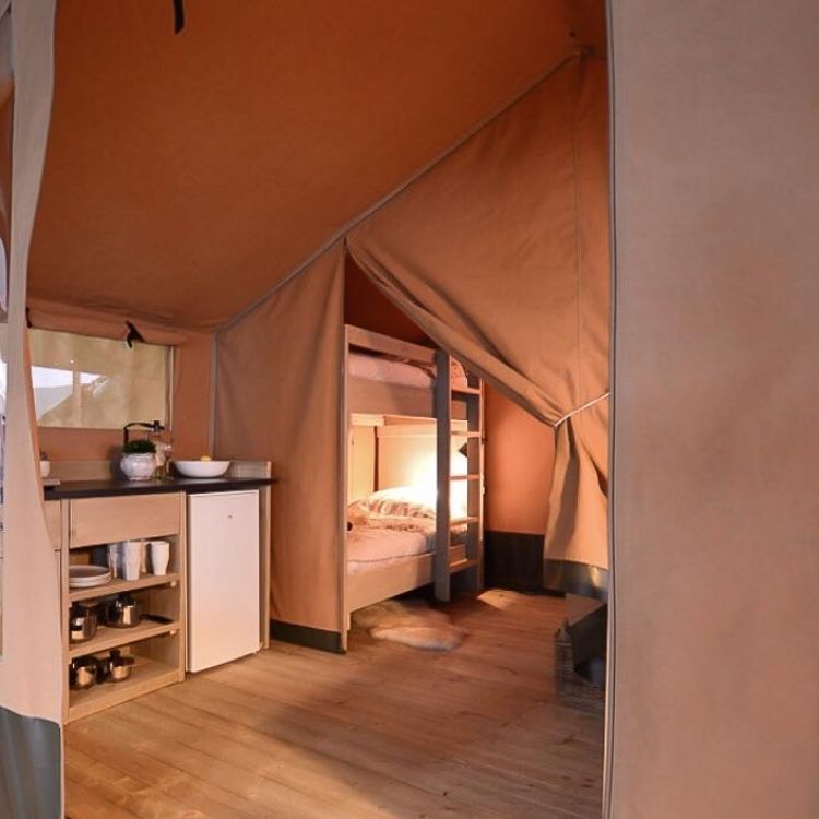 Kamperen in luxe Safaritent